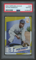 Jackie Robinson 2024 Topps Big League Gold Foil #305 (PSA 10) at PristineAuction.com