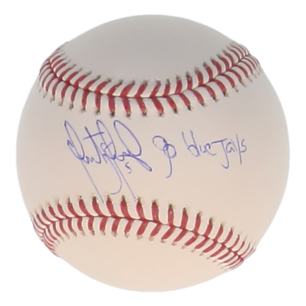 Santiago Espinal Signed OML Baseball Inscribed "Go Blue Jays" (JSA) at PristineAuction.com