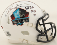 Alan Faneca Signed Hall of Fame Logo Speed Mini Helmet Inscribed "HOF 21" (TSE) at PristineAuction.com