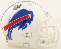Keon Coleman Signed Bills Speed Mini Helmet (TSE) at PristineAuction.com