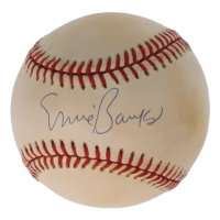 Ernie Banks Signed ONL Baseball (Beckett) at PristineAuction.com