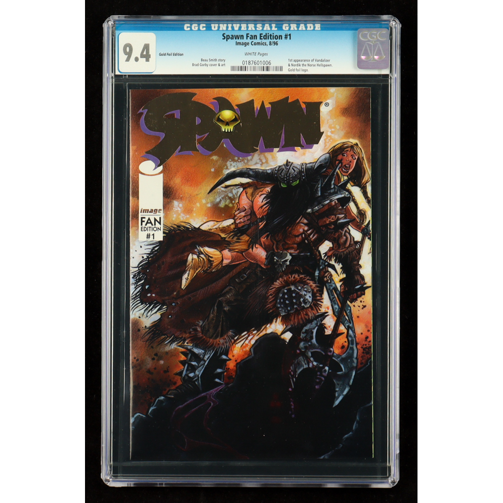 1996 "Spawn Fan Edition" Issue #1 Image Fan Edition Comic Book (CGC 9.4 ...