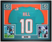 Tyreek Hill Signed Custom Framed Jersey Display (Beckett) at PristineAuction.com