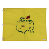 Jack Nicklaus Signed 2011 Masters Golf Pin Flag (JSA) at PristineAuction.com