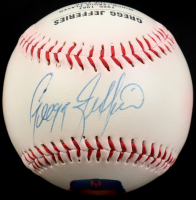 Gregg Jefferies Signed Commemorative Career Stat Baseball with Display Case (Beckett) at PristineAuction.com