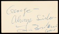 Tom Brookshier Signed 2x3.5 Business Card Inscribed "Always Sincere" (Beckett) at PristineAuction.com