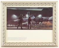 Ralph McQuarrie "Star Wars Rebel Y-Wings" Custom Framed Pre-Production Concept Art Print Display at PristineAuction.com