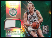 Larry Bird 2014-15 Panini Spectra Franchise Fabrics Prizms Green #FRALB #2/5 at PristineAuction.com