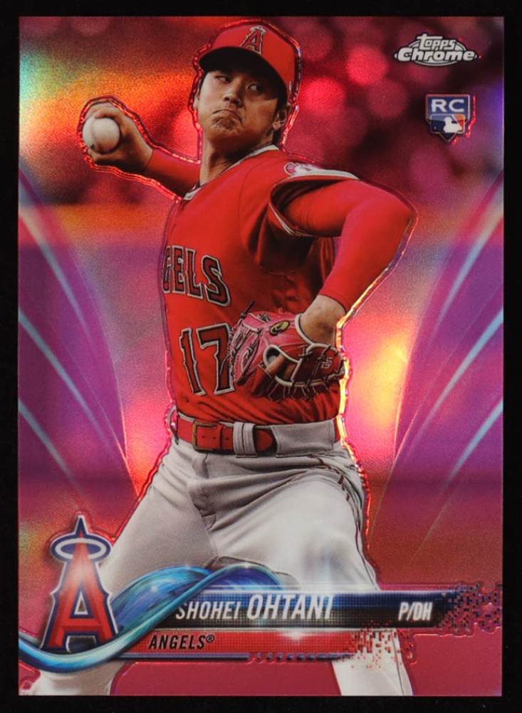 Shohei Ohtani 2018 Topps Chrome Update Pink Refractors #HMT1 RC