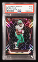 Denzel Mims 2020 Panini Obsidian Electric Etch Red #125 RC #6/10 (PSA 9) at PristineAuction.com