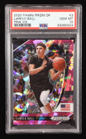 LaMelo ball 2020-21 Panini Prizm Draft Picks Prizms Pink Ice #3 RC (PSA 10) at PristineAuction.com