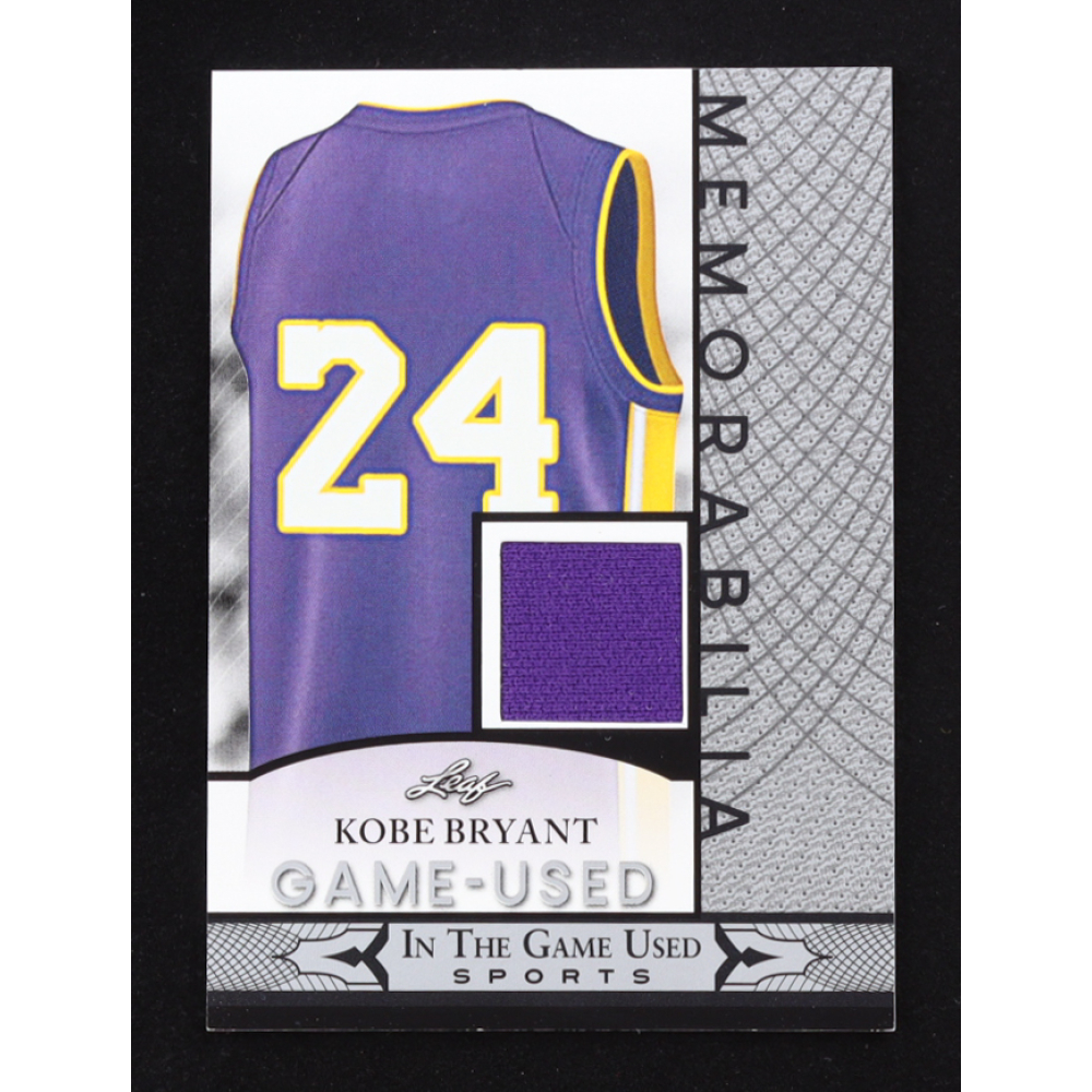 Kobe Bryant 2024 Leaf ITG Used Game-Used Memorabilia #GUM82 at PristineAuction.com Kobe Bryant 2024 Leaf ITG Used Game-Used Memorabilia #GUM82 at PristineAuction.com