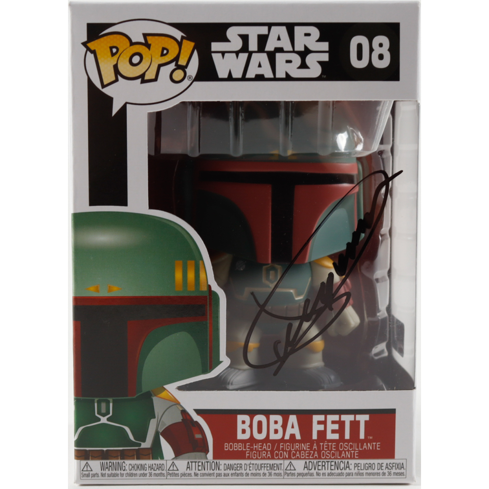 Dickey Beer Signed "Star Wars" #08 Boba Fett Funko Pop! (PA) at PristineAuction.com