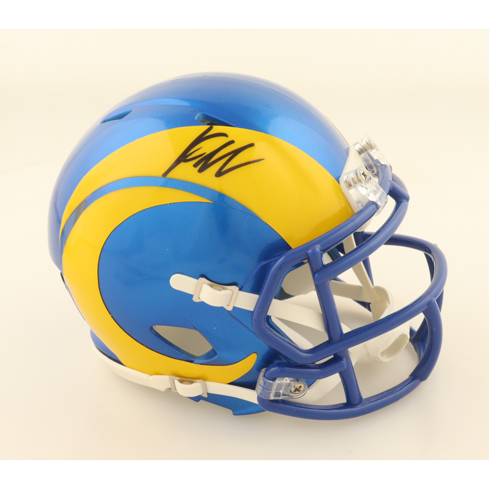 Kyren Williams Signed Rams Speed Mini Helmet (Beckett) at PristineAuction.com