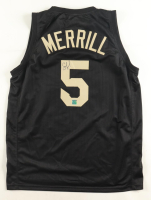 Sam Merrill Signed Jersey (Playball Ink) at PristineAuction.com