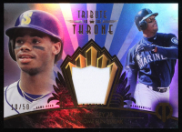 Ken Griffey Jr. 2014 Topps Tribute Tribute to the Throne Relics Blue #THRONEKG #10/50 at PristineAuction.com