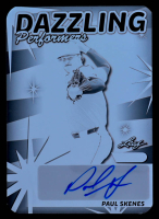 Paul Skenes 2024 Leaf Vivid Dazzling Performers Black Printing Plate Auto #DPPS1 #1/1 at PristineAuction.com
