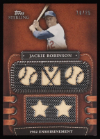 Jackie Robinson 2010 Topps Sterling Legendary Leather 1962 Enshrinement #5LLR1 #10/25 at PristineAuction.com