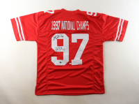 Jason Peters & Grant Wistrom Signed "1997 National Champs" Jersey (Beckett & PSA) at PristineAuction.com