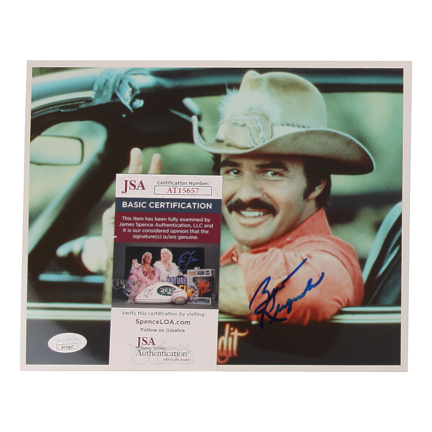 Burt Reynolds Signed "Smokey and the Bandit" 8x10 Photo (JSA) at PristineAuction.com Burt Reynolds Signed "Smokey and the Bandit" 8x10 Photo (JSA) at PristineAuction.com