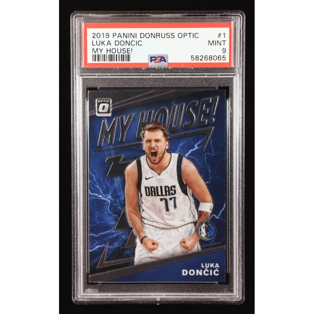 Luka Doncic 2019-20 Donruss Optic My House #1 (PSA 9) at PristineAuction.com