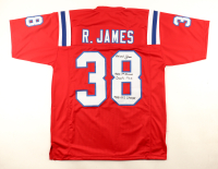 Roland James Signed Jersey Inscribed "1980 1st Round Draft Pick" & "1985 AFC Champs" (JSA) at PristineAuction.com