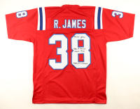 Roland James Signed Jersey Inscribed "1980 1st Round Draft Pick" & "1985 AFC Champs" (JSA) at PristineAuction.com