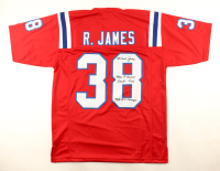 Roland James Signed Jersey Inscribed "1980 1st Round Draft Pick" & "1985 AFC Champs" (JSA) at PristineAuction.com
