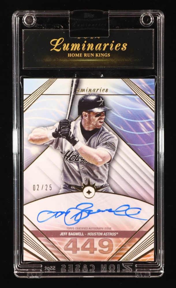 Jeff Bagwell 2024 Topps Luminaries Home Run Kings Autographs #HRKJBA #02/25