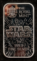 Royal Canadian Mint "Star Wars" 1 Ounce .999 Fine Silver Bullion Bar at PristineAuction.com