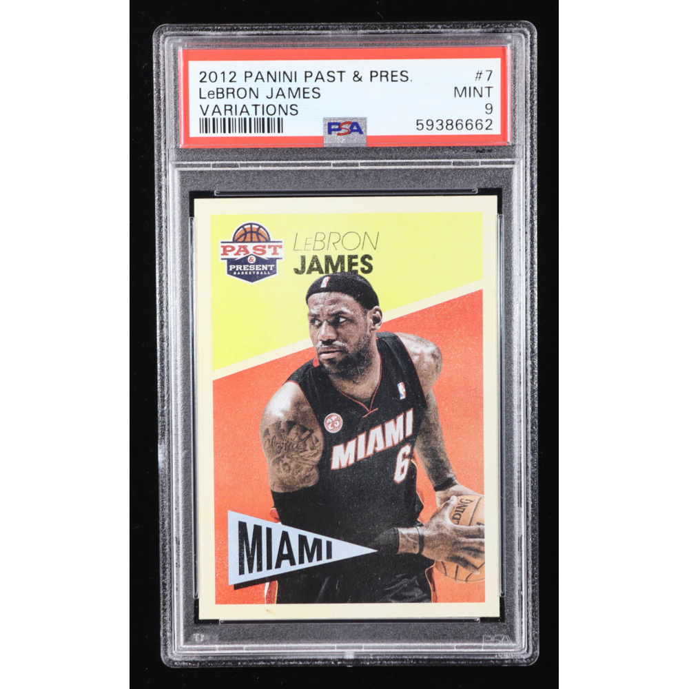 LeBron James 2012-13 Panini Past and Present Variations #7 (PSA 9) at PristineAuction.com
