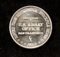 1981 U.S. Assay Office 1 Ounce .999 Fine Silver Vintage Bullion Round at PristineAuction.com