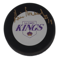 Howie Menard Signed Kings Logo Hockey Puck (Beckett) at PristineAuction.com