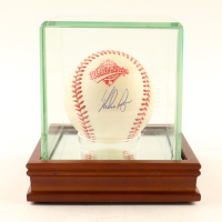Nolan Ryan Signed 1992 World Series Baseball with Display Case (PSA) at PristineAuction.com