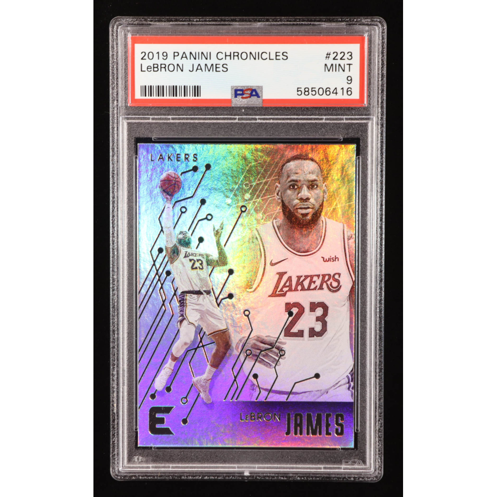 LeBron James 2019-20 Panini Chronicles #223 / Essentials (PSA 9) at PristineAuction.com
