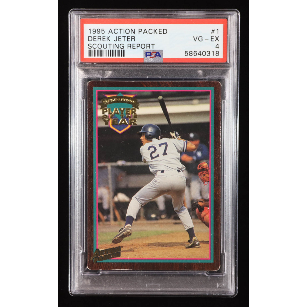 Derek Jeter 1995 Action Packed #1 POY RC (PSA 4) at PristineAuction.com