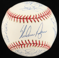Nolan Ryan, Bob Feller, Jim Palmer, Dave Cone | No Hitter & Perfect Game Pitchers OML Baseball Signed By (25) (JSA & AIV) at PristineAuction.com