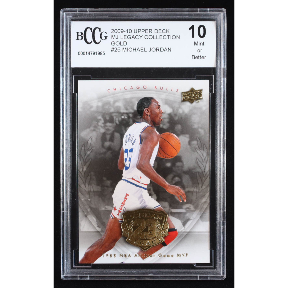 Michael Jordan 2009-10 Upper Deck Michael Jordan Legacy Collection Gold #25 (BCCG 10) at PristineAuction.com
