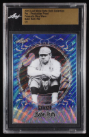 Babe Ruth 2019 Leaf Metal Babe Ruth Collection Prismatic Blue Wave Pre-Production Proof #2 #1/1 (Leaf) at PristineAuction.com