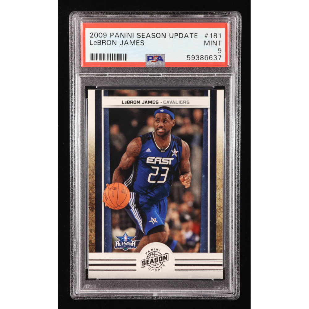 LeBron James 2009-10 Panini Season Update #181 AS (PSA 9) at PristineAuction.com