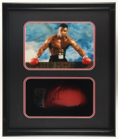 Mike Tyson Signed Boxing Glove Shadowbox Display (JSA & Tyson) at PristineAuction.com