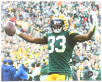 Aaron Jones Signed Packers 8x10 Photo (Beckett) at PristineAuction.com