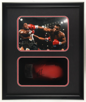 Mike Tyson Signed Boxing Glove Shadowbox Display (JSA & Tyson) at PristineAuction.com