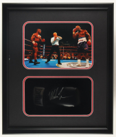 Mike Tyson Signed Boxing Glove Shadowbox Display (JSA & Tyson) at PristineAuction.com