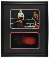Mike Tyson Signed Boxing Glove Shadowbox Display (JSA & Tyson) at PristineAuction.com
