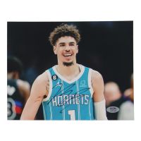 Lamelo Ball Signed Hornets 8x10 Photo (PSA) at PristineAuction.com