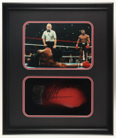 Mike Tyson Signed Boxing Glove Shadowbox Display (JSA & Tyson) at PristineAuction.com