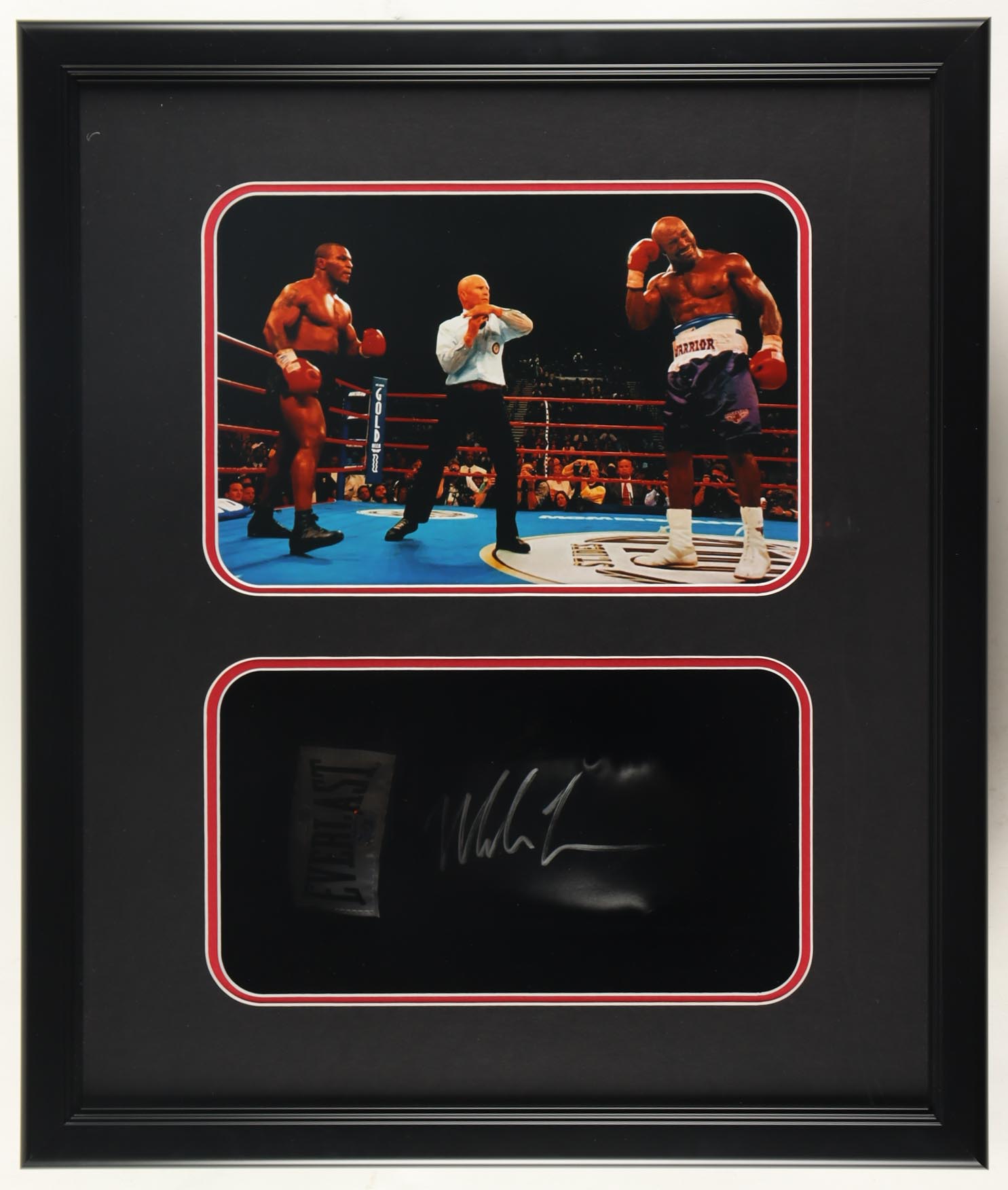Mike Tyson Signed Boxing Glove Shadowbox Display (JSA & Tyson) at PristineAuction.com Mike Tyson Signed Boxing Glove Shadowbox Display (JSA & Tyson) at PristineAuction.com