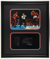 Mike Tyson Signed Boxing Glove Shadowbox Display (JSA & Tyson) at PristineAuction.com