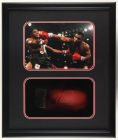 Mike Tyson Signed Boxing Glove Shadowbox Display (JSA & Tyson) at PristineAuction.com